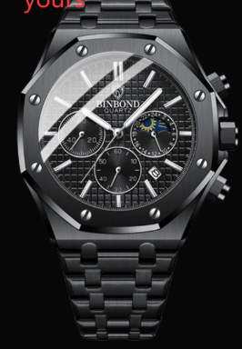 Savoi Binbond Men's Multifunctional Moon Phase Watch